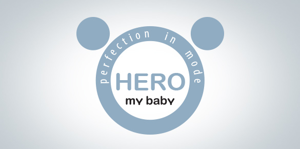 Дизайн логотипа "MyHeroBaby"