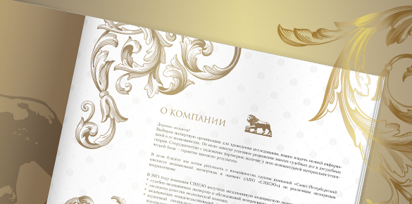 Дизайн презентационной брошюры Компании «Санкт-Петербургский Институт независимой экспертизы»